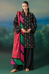 Shirt,Trouser & Dupatta Unstitched Dhanak 3 Piece 80