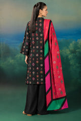 Shirt,Trouser & Dupatta Unstitched Dhanak 3 Piece 80