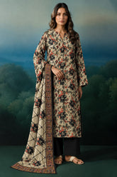 Shirt,Trouser & Dupatta Unstitched Dhanak 3 Piece 88