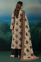 Shirt,Trouser & Dupatta Unstitched Dhanak 3 Piece 88