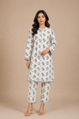 Shirt & Trouser Unstitched 2Pcs Suit 14
