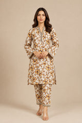 Shirt & Trouser Unstitched 2Pcs Suit 21
