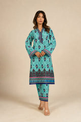Shirt & Trouser Unstitched 2Pcs Suit 38