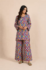 Shirt & Trouser Unstitched 2Pcs Suit 40
