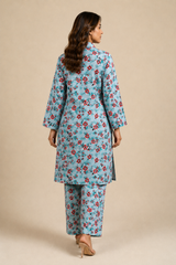 Shirt & Trouser Unstitched 2Pcs Suit 44