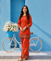 Shirt & Trouser Unstitched 2Pcs Suit 04