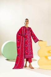 Shirt,Trouser & Dupatta Unstitched Linen 3 Piece 59