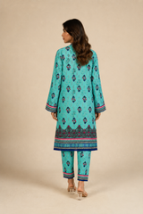 Shirt & Trouser Unstitched 2Pcs Suit 05