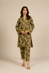 Shirt & Trouser Unstitched 2Pcs Suit 64