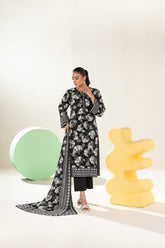 Shirt,Trouser & Dupatta Unstitched Linen 3 Piece 67