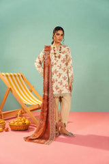 Shirt,Trouser & Dupatta Unstitched Linen 3 Piece 69