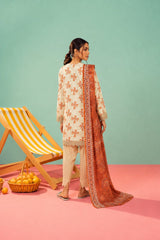 Shirt,Trouser & Dupatta Unstitched Linen 3 Piece 69