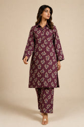 Shirt & Trouser Unstitched 2Pcs Suit 78