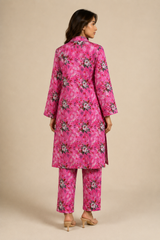 Shirt & Trouser Unstitched 2Pcs Suit 07