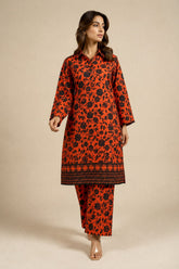 Shirt & Trouser Unstitched 2Pcs Suit 86