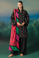 Shirt,Trouser & Dupatta Unstitched Dhanak 3 Piece 80