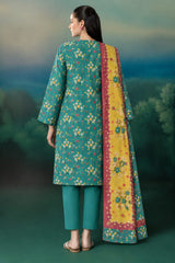 Shirt,Trouser & Dupatta Unstitched Dhanak 3 Piece 86