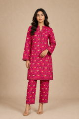 Shirt & Trouser Unstitched 2Pcs Suit 14