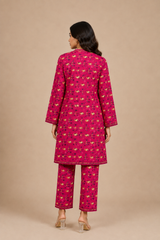 Shirt & Trouser Unstitched 2Pcs Suit 14