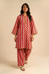 Shirt & Trouser Unstitched 2Pcs Suit 21
