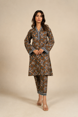 Shirt & Trouser Unstitched 2Pcs Suit 28