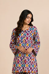 Shirt & Trouser Unstitched 2Pcs Suit 40