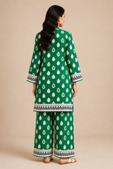 Shirt & Trouser Unstitched 2Pcs Suit 58