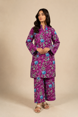 Shirt & Trouser Unstitched 2Pcs Suit 62