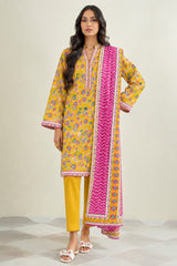 Shirt,Trouser & Dupatta Unstitched Linen 3 Piece 68