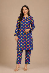 Shirt & Trouser Unstitched 2Pcs Suit 69