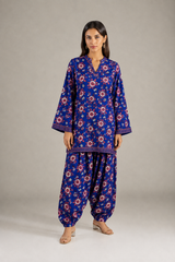 Shirt & Trouser Unstitched 2Pcs Suit 06