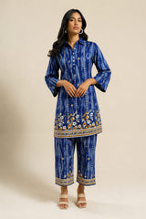 Shirt & Trouser Unstitched 2Pcs Suit 85