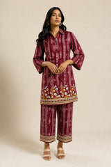 Shirt & Trouser Unstitched 2Pcs Suit 87